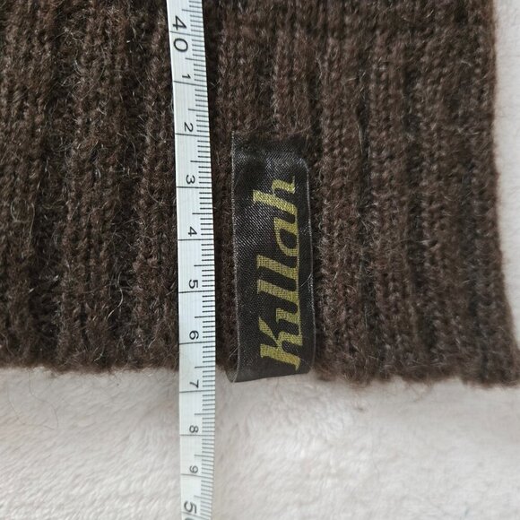 Vintage Y2K Killah by Sixty Striped Knit Sweater Dress Brown Pink Sleeveless S - Picture 10 of 12